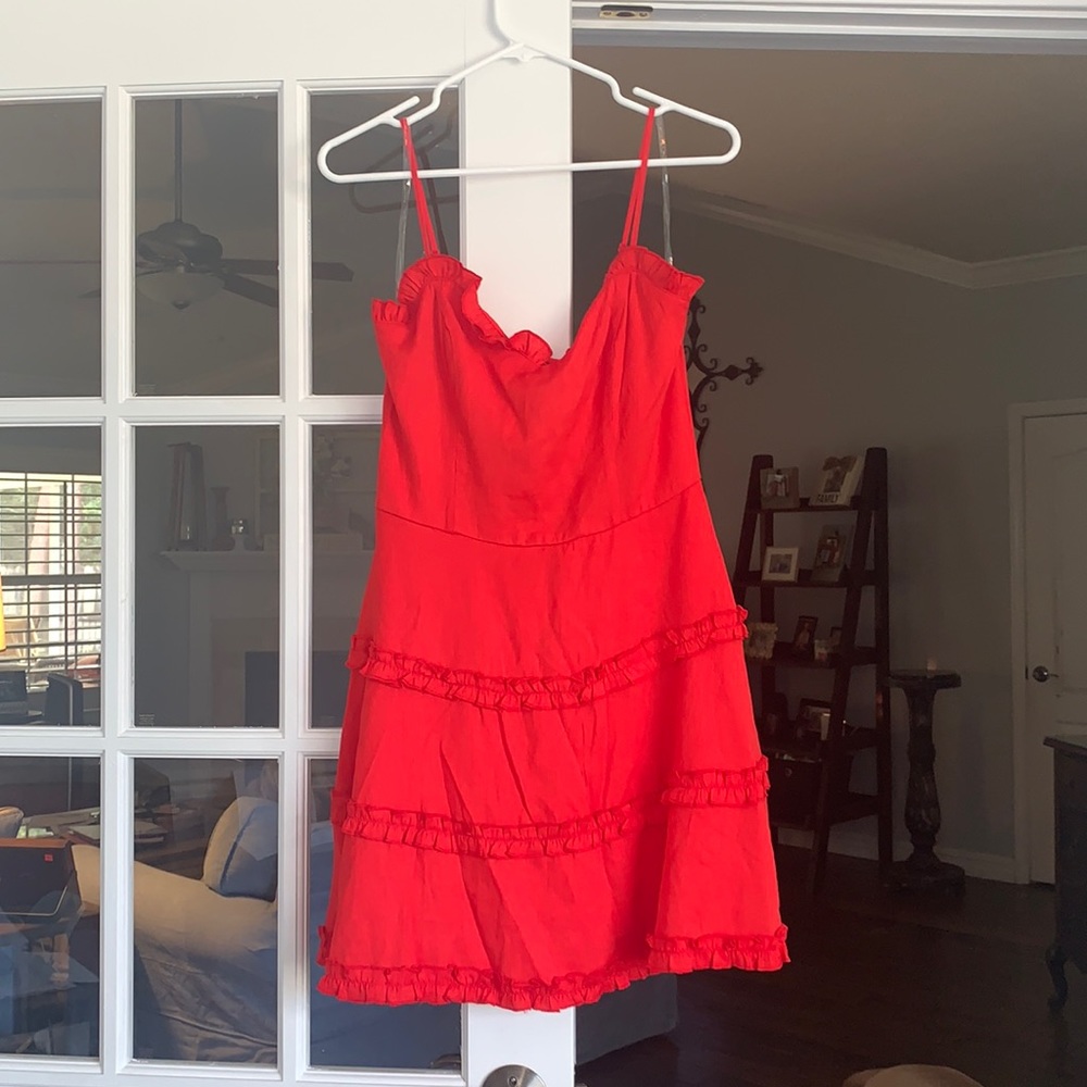 Francesca’s Red Sundress